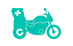 medical bike courier