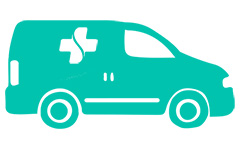 med-ico2 medical van courier