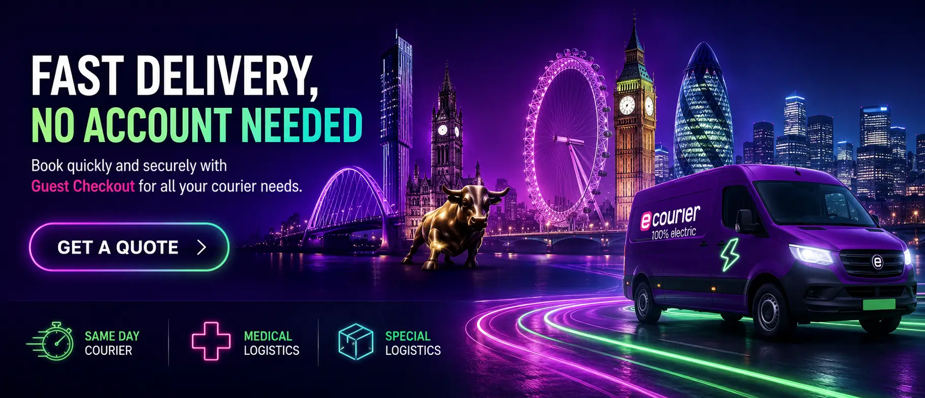 No account courier delivery service
