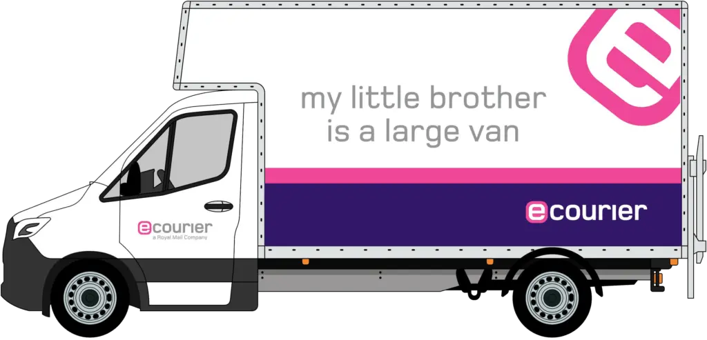 luton courier delivery van