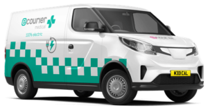 Medical courier delivery van