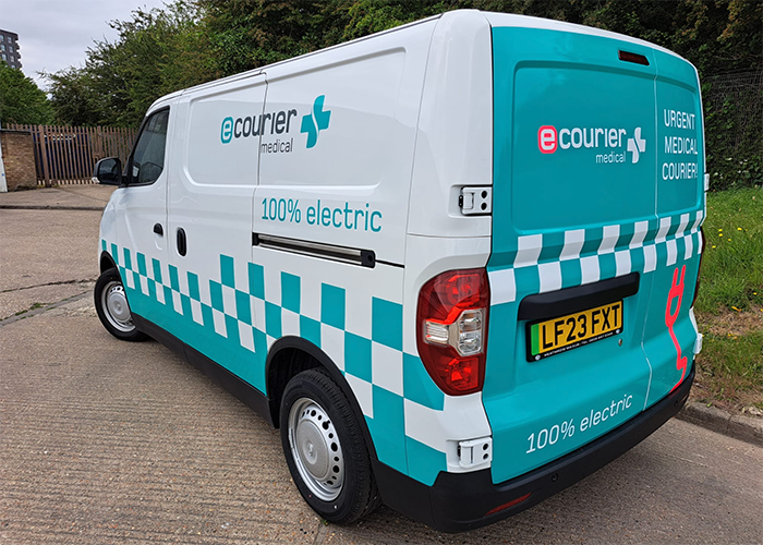 Electric Medical Van Electric Medical Courier Van