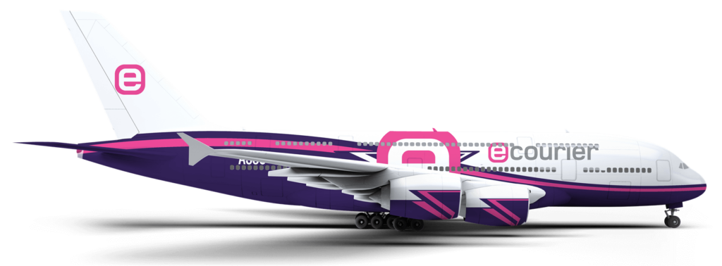 ecourier plane (2) international delivery plane