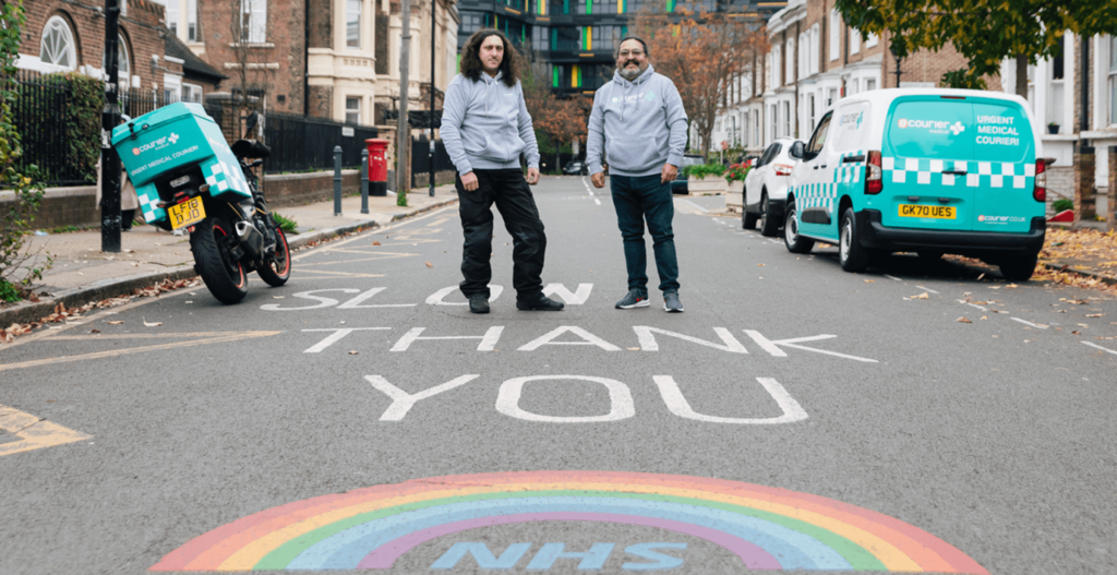 nhs courier